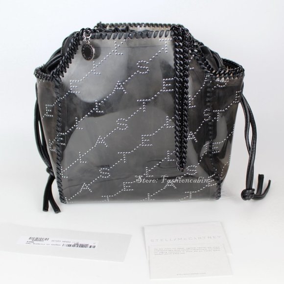 NEW STELLA MCCARTNEY Tote Small Monogram PVC Tote - Picture 12 of 16